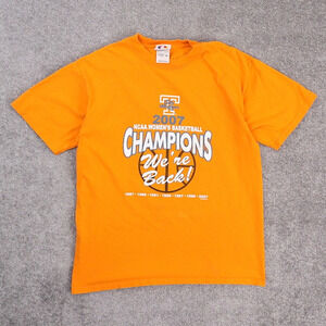 Women 2007 University of Tennessee Basketball Medium Orange Short Sleeve T-Shirt